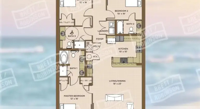 Номер Standard Phoenix Orange Beach 404 3 Bedroom Condo