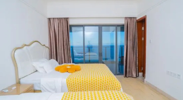 Люкс Deluxe Yangjiang Hailing Island Poly Shili Yintan Fourth Quarter Holiday Apartment