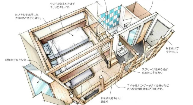 Номер Standard OMO5 Tokyo Otsuka by Hoshino Resorts