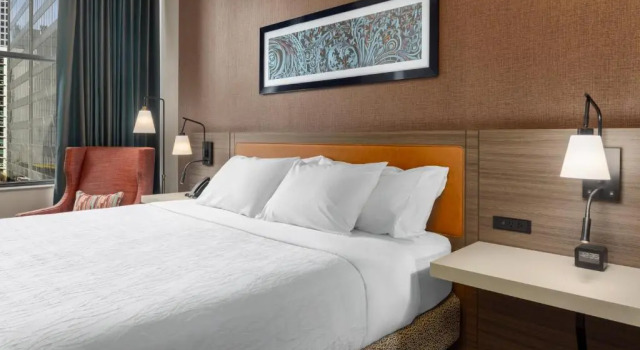 Двухместный номер с видом на город Canopy By Hilton Chicago Central Loop