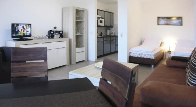 Wohnung in Cuxhaven mit Einem Gemeinsamen Pool, Забронировать Апартаменты/квартира Дунен 