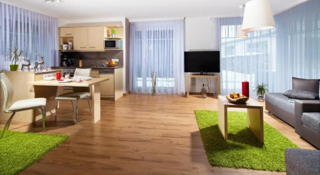 Апартаменты Цокольный этаж Hotel Apartment Das Au- Gut