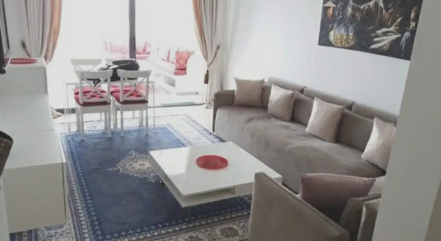 Apartment With one Bedroom in Province de Benslimane, With Wonderful sea View, Pool Access and Furnished Terrace - Near the Beach