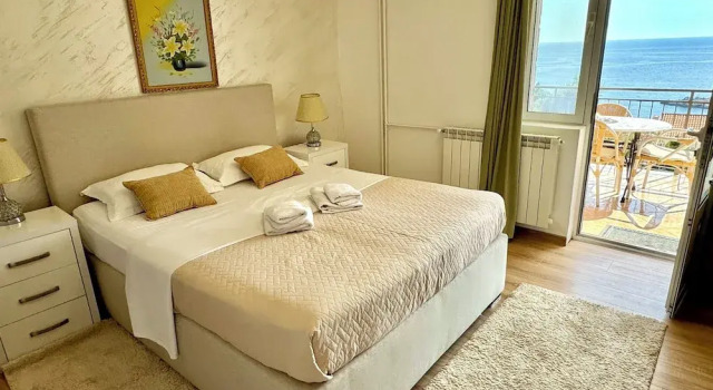 Люкс с балконом и с видом на море Apartments Kentera LUX