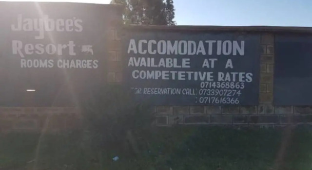 Jaybee's Resort, Foglalás Üdülőközpont Eldoret Uasin Gishu