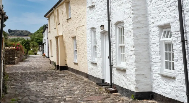 Cobble Cottage, Book Feriehus Hoteller i Boscastle med parkering, Parkering