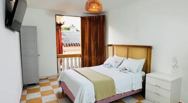 Двухместный номер Standard с балконом Hostal Casa Torres Cartagena Centro Historico