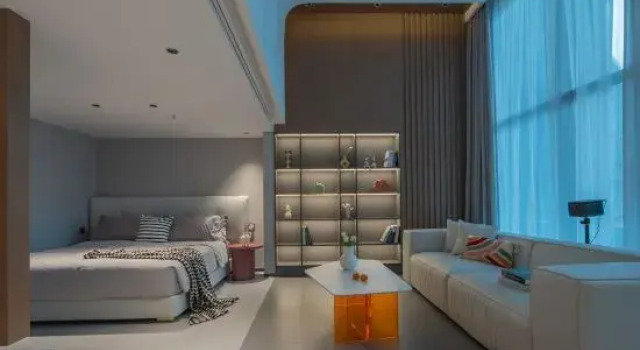 Двухместный люкс с видом на город Yiman Jiangjing Homestay