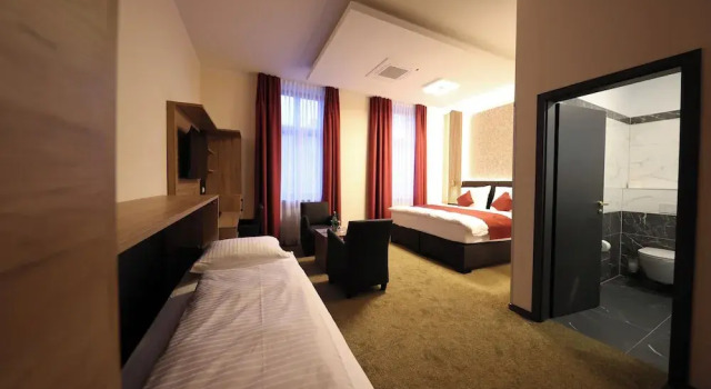 Номер Deluxe Hotel Golden Pearl Magdeburg im Stadtzentrum