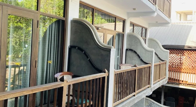 Трёхместный номер Deluxe с балконом и с частичным видом на море Tartaruga Beach Unawatuna