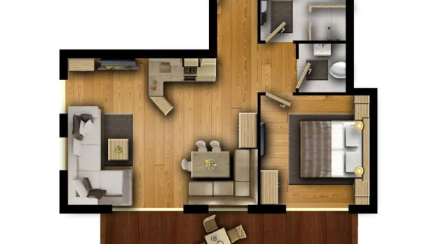 Апартаменты c 1 комнатой Pepis Suites - Lechtal Apartments