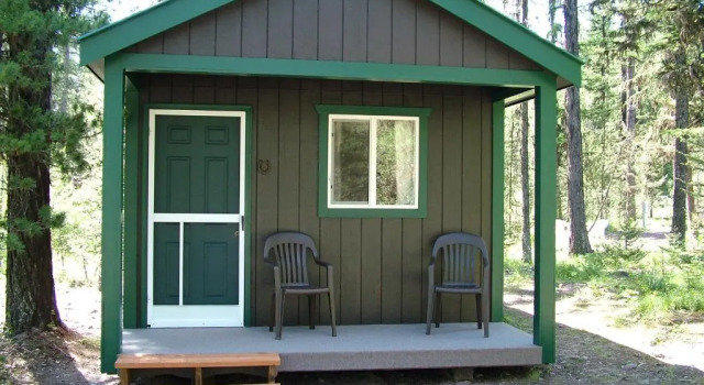 Коттедж Economy с красивым видом из окна Glacier Haven Inn