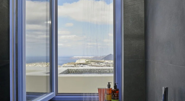Студия с видом на море My Santorini Villa, Pyrgos Luxury