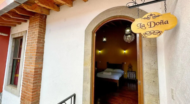 Четырёхместный номер Deluxe с видом на внутренний двор Sandunga Suites Patzcuaro
