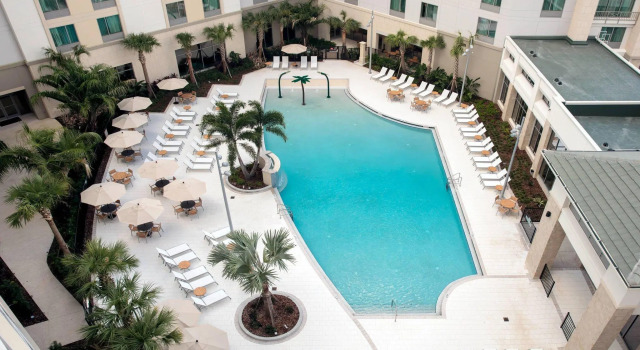 Четырёхместный люкс SpringHill Suites by Marriott Orlando Theme Parks Lake Buena Vista