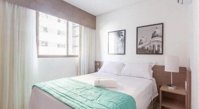 Апартаменты Conforto E Estilo No Beach Class Santa Maria