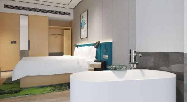 Двухместный люкс Deluxe Hilton Garden Inn Foshan Lishui