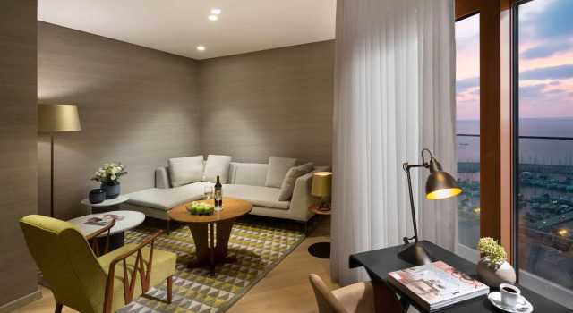 Suite 2 dormitorios con vista al mar Carlton Tel Aviv Hotel - Luxury on the Beach