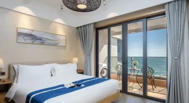 Люкс Superior Wanning Riyuewan Shangyi Seaview Surf Apartment