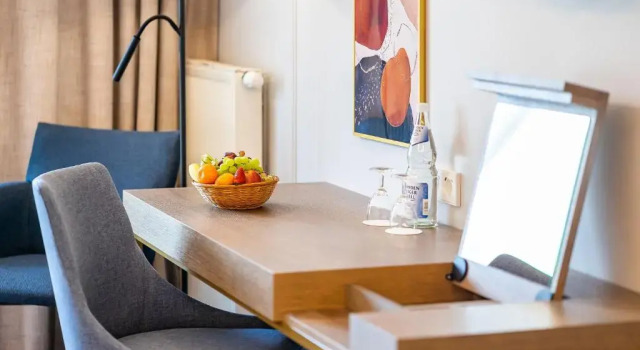 Номер Comfort SEETELHOTEL Pommerscher Hof das Wellnesshotel im Herzen der Kaiserbäder mit direktem Zugang zur Wellnessoase Shehrazade