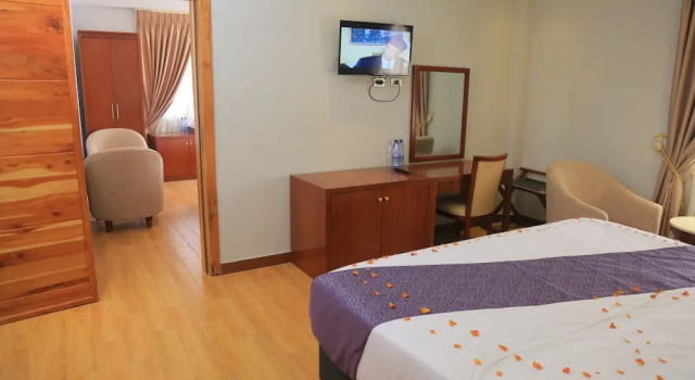 Семейный люкс Executive с 2 комнатами с видом на горы Kerawi International Hotel