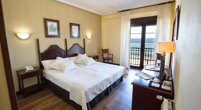 Двухместный номер Standard с видом на море Hotel Ribadesella Playa