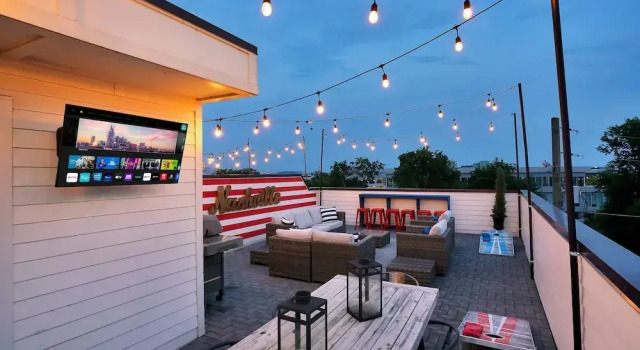 Ultimate Rooftop Double Games BBQ Skyline Views