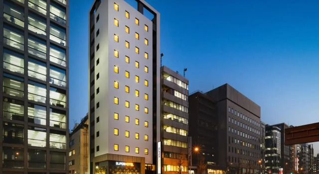 Кровать в общем номере (женский номер) Super Hotel Tokyo Hamamatsucho
