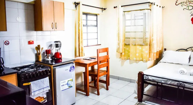 Двухместный люкс Comfort Affordable furnished studio apartment