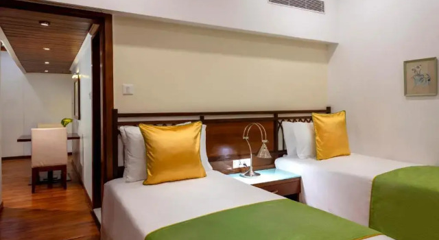 Семейная вилла с 2 комнатами с видом на океан Caravela Beach Resort