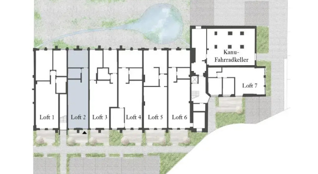 Апартаменты c 1 комнатой havelblau Ferienlofts - Stilvoll wohnen unmittelbar an der Havel - zentral - Küche - WLAN - Wallbox - Kajaks und Fahrräder vor Ort