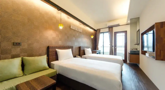 Двухместный номер Standard с балконом 嬉安平 Si Anping by Hotel Si