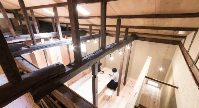 Кровать в общем номере Shizuya KYOTO