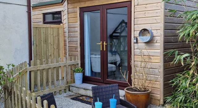 Studio uitzicht op de tuin The Cedars