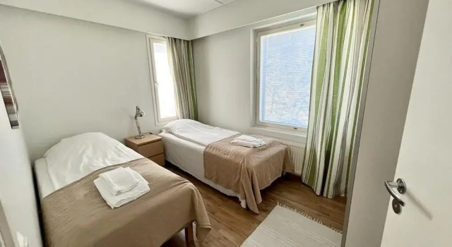 Апартаменты с 2 комнатами с балконом Kotimaailma Apartments Oulu