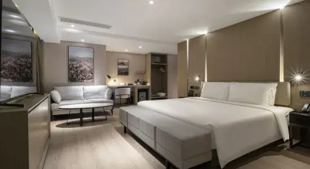Люкс с видом на реку Atour Hotel Wuhan Hankou Financial Center