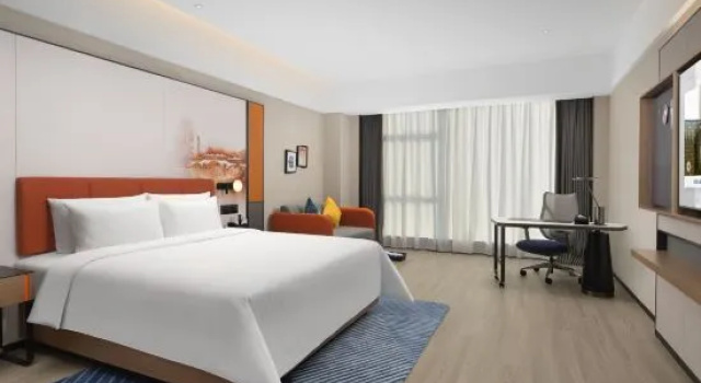 Двухместный номер Deluxe Hampton by Hilton Chengdu Jiuyanqiao Dongda Road