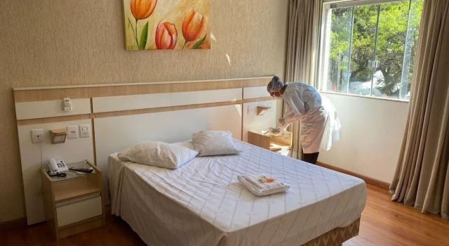 Hotel Balneário, Забронировать Отель Отели Посус-ди-Калдас 3 звезды, рядом с Paço das Águas Shopping, 3*
