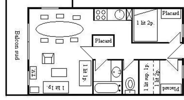 Appartement Méribel, 3 pièces, 6 personnes - FR-1-180-122