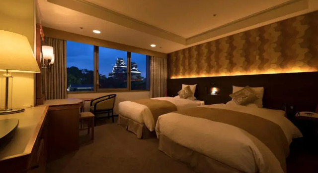 Двухместный номер Standard с красивым видом из окна KKR Hotel Kumamoto