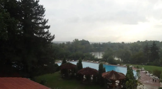 Mezonetový Apartmá s balkonem a a výhledem na bazén Hotel Grivitsa