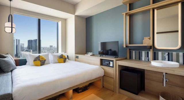 OMO5 Tokyo Gotanda by Hoshino Resorts, Забронировать Отель Синагава Токио, рядом с Выставочный комплекс TOC Gotanda