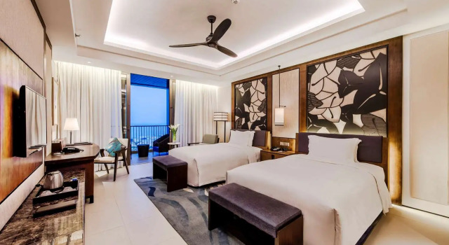 Двухместный номер Deluxe с видом на океан Hilton Wenchang