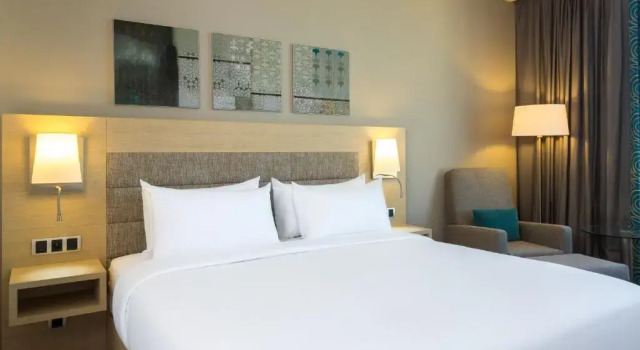 Двухместный номер с видом на море Hilton Garden Inn Tanger City Center