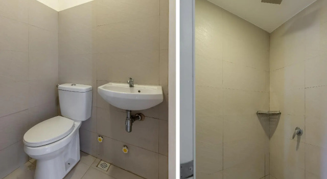 Кровать в общем номере Selah Garden Hotel Manila