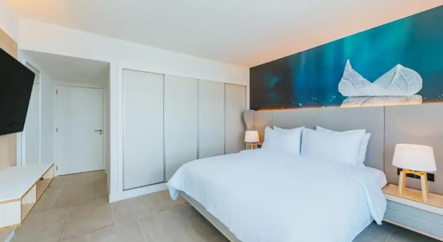 1 soveværelse i dobbelt suite med havudsigt Radisson Blu Aruba