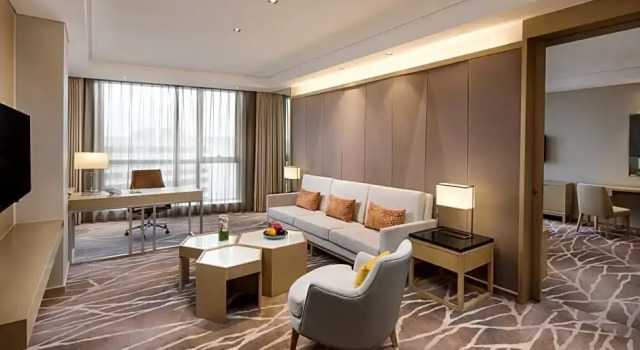 Двухместный люкс c 1 комнатой Holiday Inn Express Wuxi Taihu New City by IHG