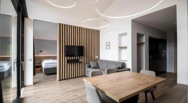 Апартаменты с 2 комнатами с панорамным видом Residence Hotel Fever