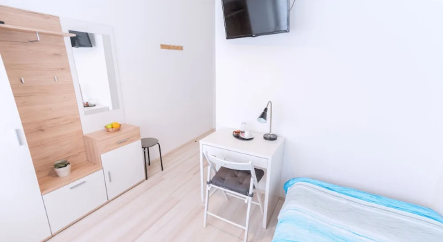 Standard Einzel Zimmer mit Gartenblick The Dots Hostel