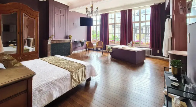 Номер Deluxe с видом на город Hotel Restaurant Steenhuyse